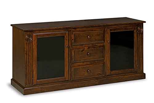 Amish Victorian TV Stand - Click Image to Close