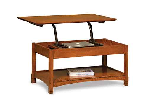 Amish West Lake Coffee Table with Lift Top - Click Image to Close