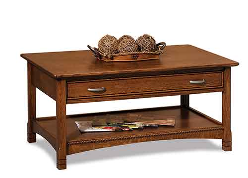 Amish West Lake Coffee Table - Click Image to Close