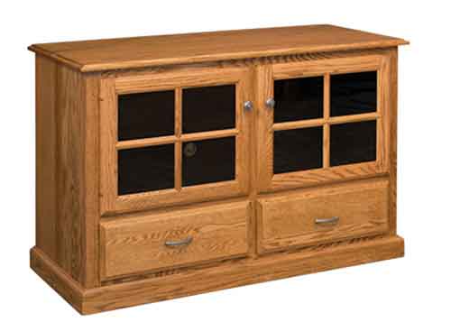 Amish Eden TV Stand w/ drawer - Click Image to Close