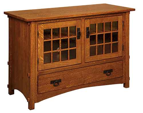 Amish Harmony Mission TV Stand w/ drawer
