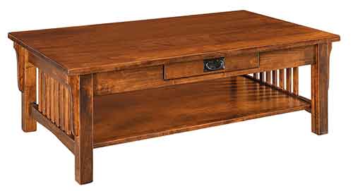 Amish Canary Coffee Table 1" top - Click Image to Close