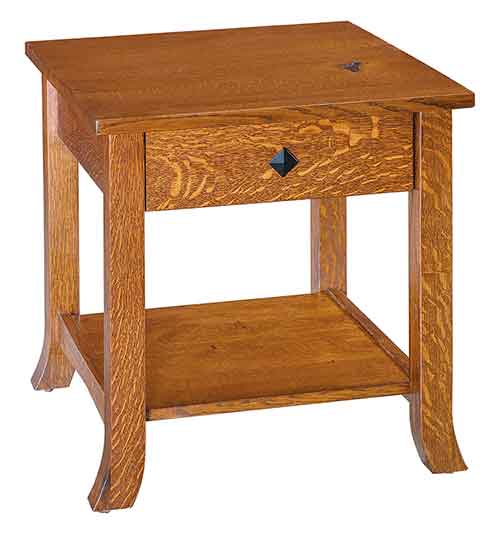 Amish End Table 1" top