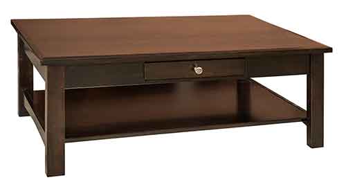 Amish Sunset Coffee Table 1" top - Click Image to Close