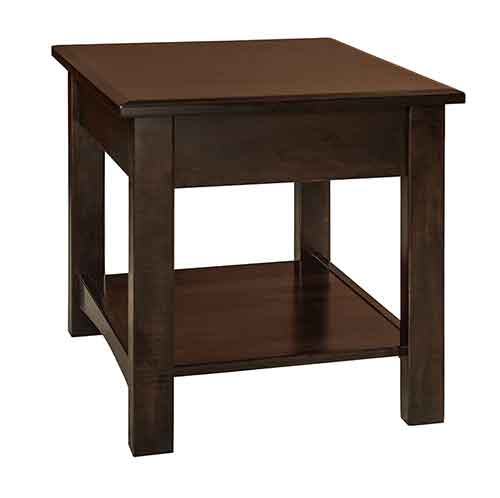 Amish Sunset End Table 1" top