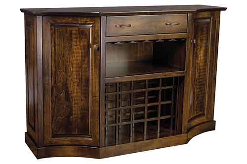 Amish Kimberly Wine Cabinet - Click Image to Close