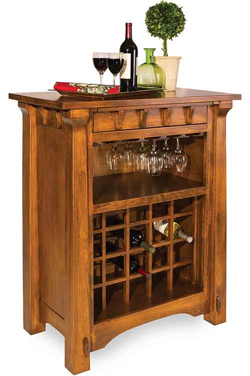 Amish Manitoba Wine Cabinet - Click Image to Close