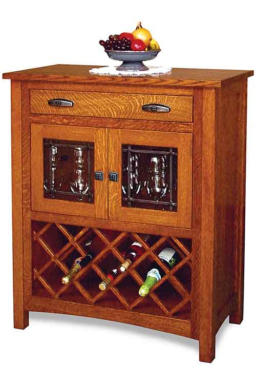 Amish Regal Wine Cabinet