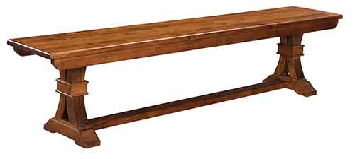 Amish Bowerston Bench - Click Image to Close