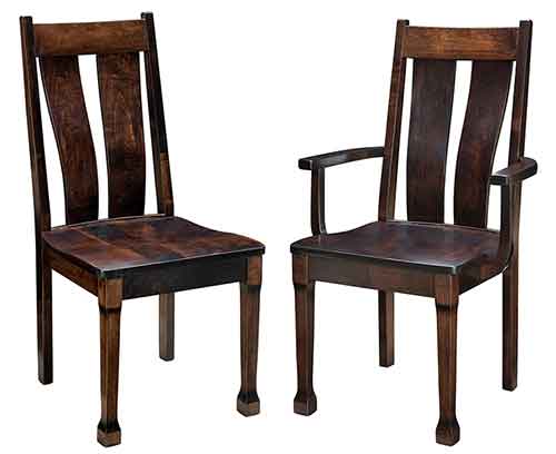 Amish C.E. Plain Chair - Click Image to Close