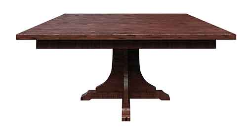 Amish 652 Mission Single Pedestal Table