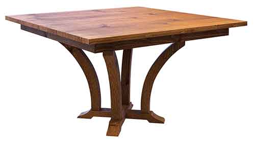 Amish Acorn Single Pedestal Table