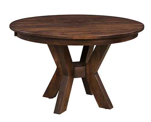 Amish Bradley Single Pedestal Table