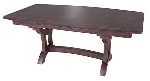 Amish Bridgeport Double Pedestal Table