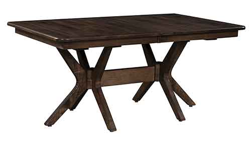 Amish Burdock Double Pedestal Table - Click Image to Close
