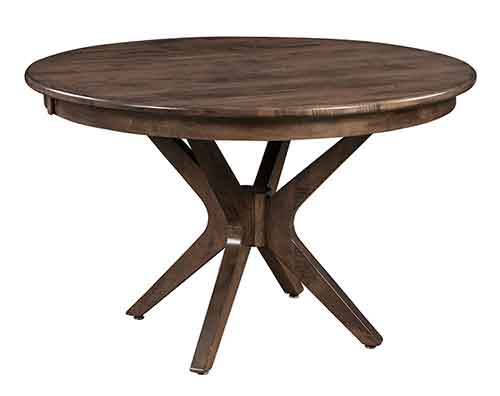 Amish Burdock Single Pedestal Table - Click Image to Close