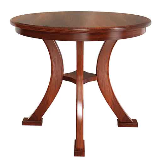 Amish Butler Single Pedestal Table