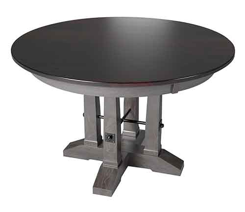Amish Carla Elizabeth Single Pedestal Table - Click Image to Close