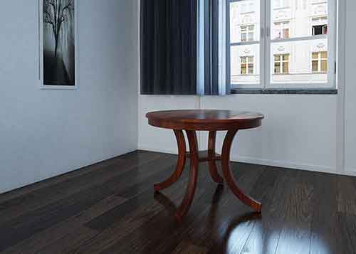 Amish Carlisle Single Pedestal Table - Click Image to Close