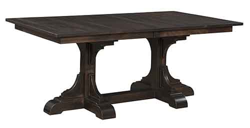 Amish Clifford Double Pedestal Table