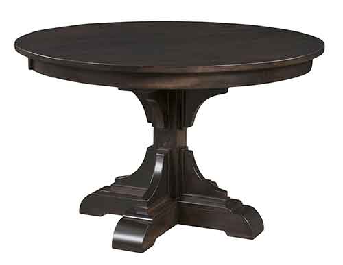 Amish Clifford Single Pedestal Table - Click Image to Close
