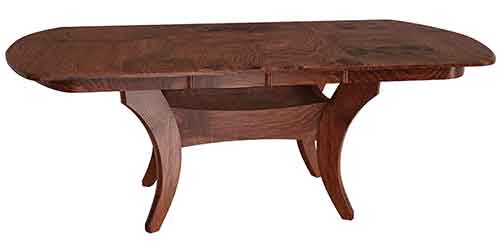 Amish Fenton Double Pedestal Table