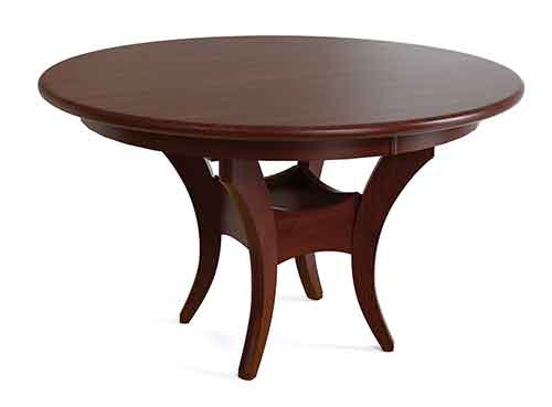 Amish Fenton Single Pedestal Table - Click Image to Close