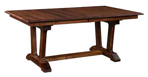 Amish Harper Double Pedestal Table - Click Image to Close