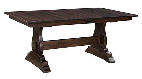 Amish Holland Double Pedestal Table - Click Image to Close