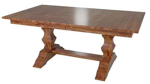 Amish Jessica Double Pedestal Table