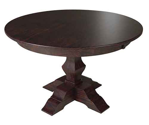 Amish Jessica Single Pedestal Table