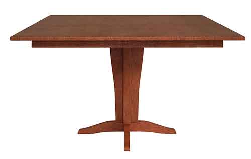 Amish Vintage Single Pedestal Table - Click Image to Close