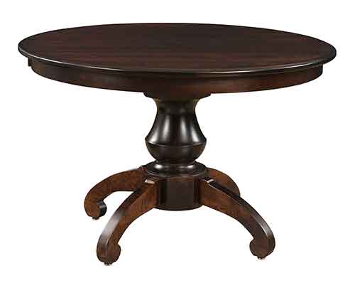 Amish Woodstock Single Pedestal Table - Click Image to Close