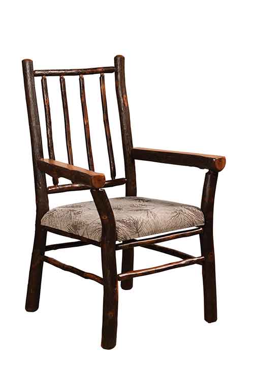 Diner Chair Spindle Back Arm Chair - Click Image to Close