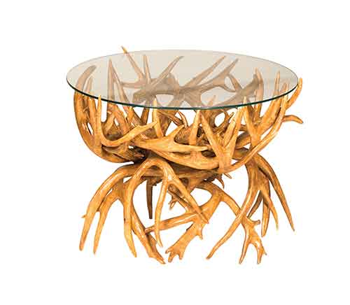 Antler End Table - Click Image to Close