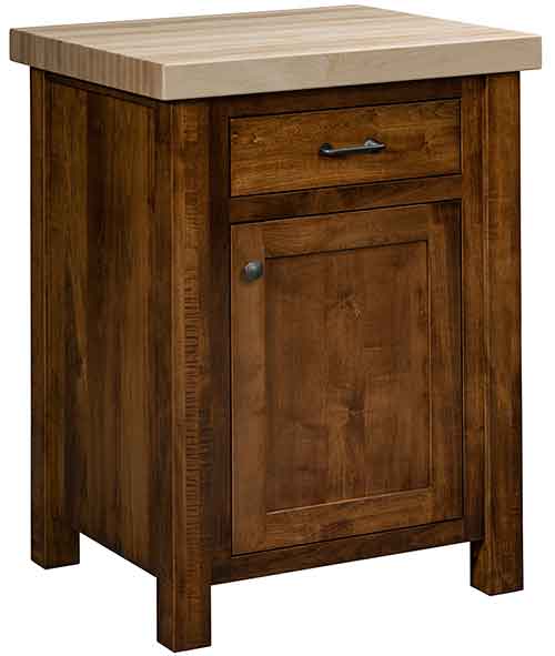 Amish Bungalow Kitchen Island - Click Image to Close