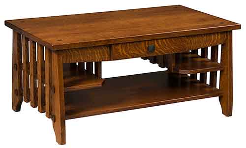 Amish Stick Mission Coffee Table