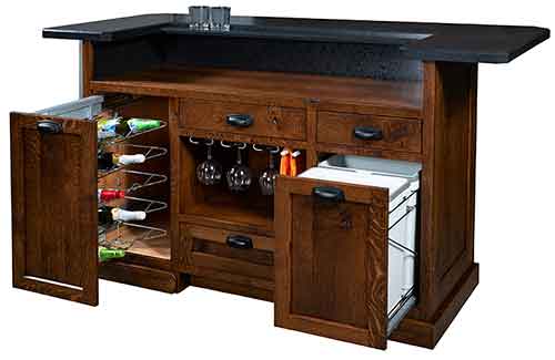 Amish Homestead Bar Cabinet - Click Image to Close