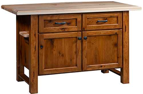 Amish Lauries Special Kitchen Island