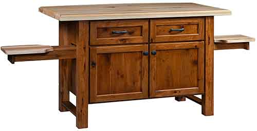 Amish Lauries Special Kitchen Island