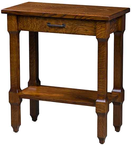 Amish Royal Crest Console Table - Click Image to Close