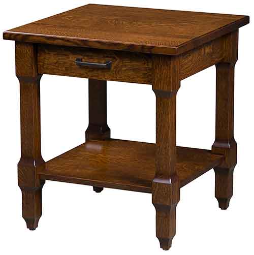 Amish Royal Crest End Table
