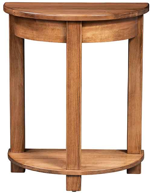Amish Royal Mission Half Round Table - Click Image to Close