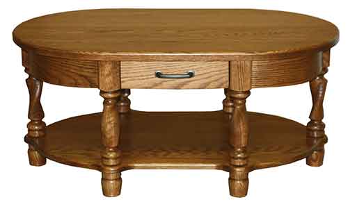 Amish Royal Twist Occasionals Coffee Table - Click Image to Close
