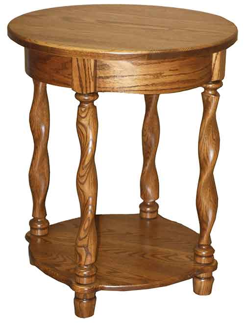 Amish Royal Twist Occasionals Round Table