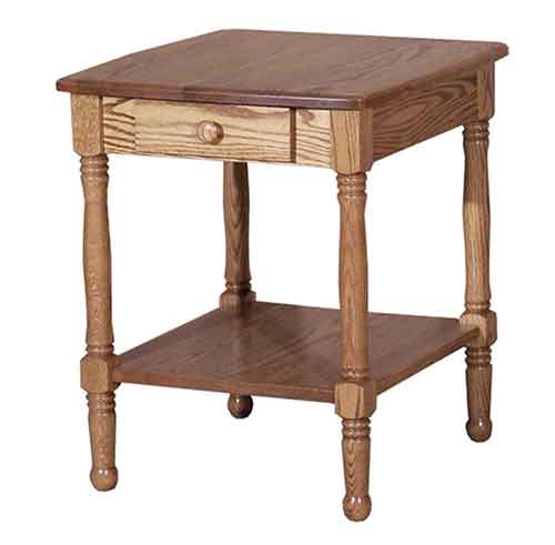 Amish Spindle Occasionals End Table