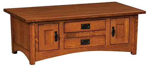 Amish Arts & Crafts Cabinet Coffee Table