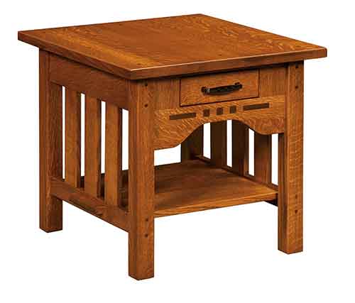 Amish Boulder Creek End Table - Click Image to Close