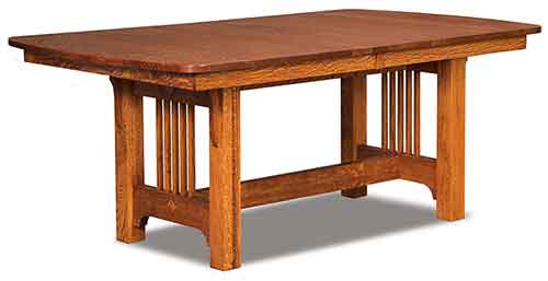 Amish Craftsman Dining Table - Click Image to Close