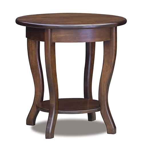 Amish Crestline End Table - Click Image to Close